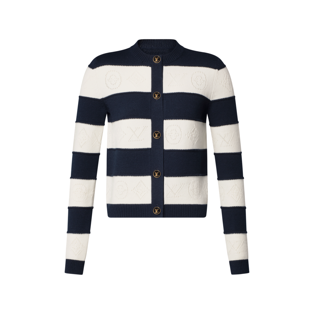 限定値下げ: ルイヴィトン 22SS ウール×ナイロン カーディガン M louis-vuitton--